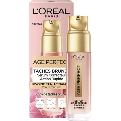L'Oréal Paris Age Perfect Sérum Correcteur Taches Brunes - Soin pour Peau Mûre L'Oréal Paris Age Perfect Sérum Correcteur Taches Brunes - Soin pour Peau Mûre