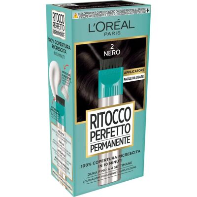 L’Oréal Paris Ritocco Perfetto Trwała Farba do Włosów - Czarna - Tylko 2 L’Oréal Paris Ritocco Perfetto Trwała Farba do Włosów - Czarna - Tylko 2