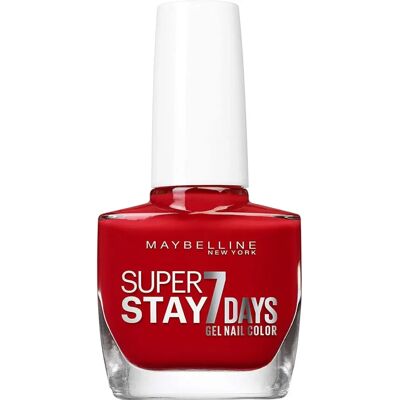 Vernis à Ongles Rouge Passion Maybelline - Formule Gel Longue Durée - 7 Jours - Publicité Vernis à Ongles Rouge Passion Maybelline - Formule Gel Longue Durée - 7 Jours - Publicité