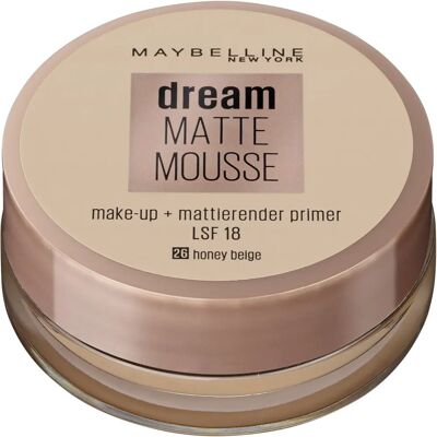 Maybelline Honey Beige Fondotinta Mousse Matte Sognato Maybelline Honey Beige Fondotinta Mousse Matte Sognato