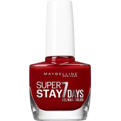 Gemey Maybelline - Vernis à Ongles Rouge Profond Gel - Résistance 7 Jours - Publicité Gemey Maybelline - Vernis à Ongles Rouge Profond Gel - Résistance 7 Jours - Publicité