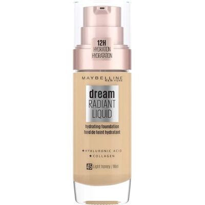 Maybelline New York Dream Radiant Liquid Fond de Teint - Fini Éclatant - Publicité Maybelline New York Dream Radiant Liquid Fond de Teint - Fini Éclatant - Publicité