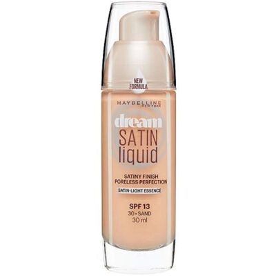 Maybelline Dream Satin Liquid Foundation - Hydratant, Éclatant, Sable Maybelline Dream Satin Liquid Foundation - Hydratant, Éclatant, Sable