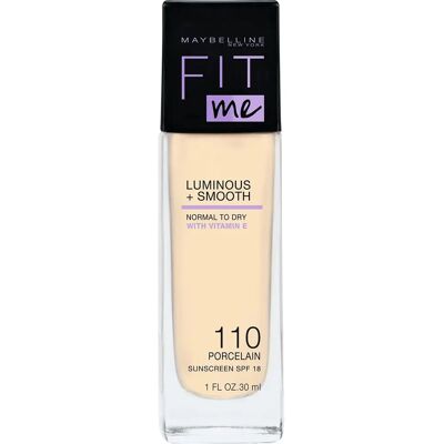 Maybelline New York Fit Me! Porcelain Flytende Foundation - Ansiktsmakeup Maybelline New York Fit Me! Porcelain Flytende Foundation - Ansiktsmakeup