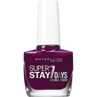 Vernis à Ongles Gel Burgundy Gemey Maybelline - 7 Jours de Tenue - Publicité Vernis à Ongles Gel Burgundy Gemey Maybelline - 7 Jours de Tenue - Publicité