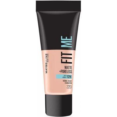 Maybelline Fit Me Natural Beige Foundation - Matte & Poreless - Foundation Maybelline Fit Me Natural Beige Foundation - Matte & Poreless - Foundation