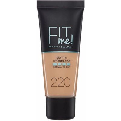 Base de Maquiagem Maybelline Fit Me Bege Natural - Matte e Sem Poros Base de Maquiagem Maybelline Fit Me Bege Natural - Matte e Sem Poros