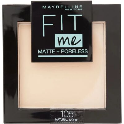 Maybelline New York Fit Me! Natürliches Elfenbein Mattierendes Puder Maybelline New York Fit Me! Natürliches Elfenbein Mattierendes Puder
