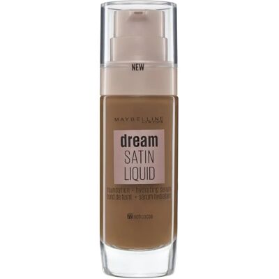 Maybelline Dream Satin Liquid - Fond de Teint Cacao Riche 72 - Publicité Maybelline Dream Satin Liquid - Fond de Teint Cacao Riche 72 - Publicité