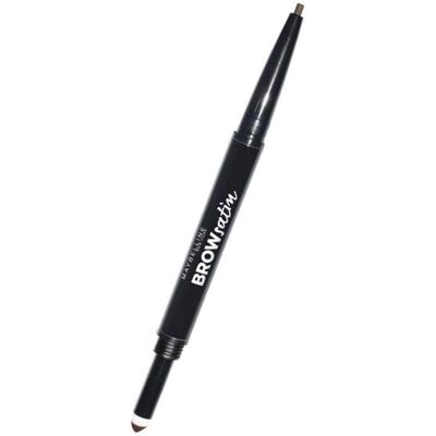 Maybelline Brow Satin Duo Blyant Svart Brun - Øyenbrynspenn Maybelline Brow Satin Duo Blyant Svart Brun - Øyenbrynspenn