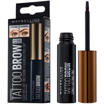 Maybelline Gel à sourcils marron chaud - Peel-off - Longue tenue - Publicité Maybelline Gel à sourcils marron chaud - Peel-off - Longue tenue - Publicité