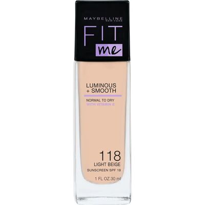 Maybelline Fit Me Light Beige Foundation - Fond de teint - Publicité Maybelline Fit Me Light Beige Foundation - Fond de teint - Publicité