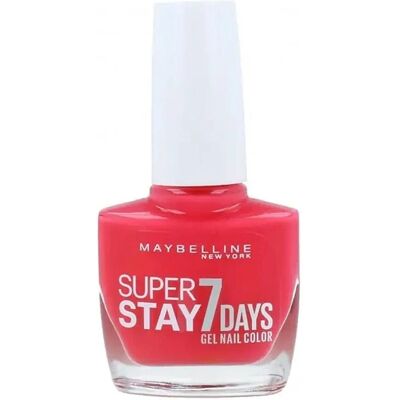 Vernis Superstay 7 Jours Maybelline New York - Rose / Pamplemousse acide - Publicité Vernis Superstay 7 Jours Maybelline New York - Rose / Pamplemousse acide - Publicité