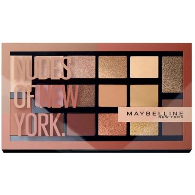 Maybelline Nudes of New York Palette - 16 Eyeshadows 18g Maybelline Nudes of New York Palette - 16 Eyeshadows 18g