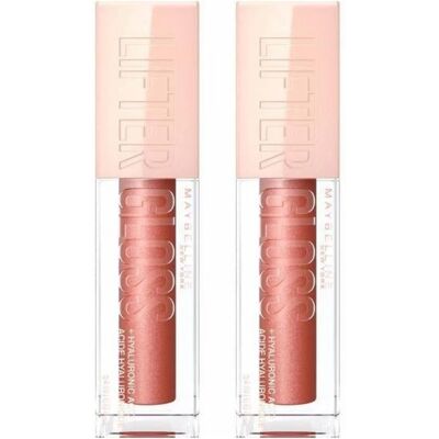 Lipgloss fra Maybelline New York - Topaz - Fuktighetsgivende, Oppblåsnings, Hyaluronsyre Lipgloss fra Maybelline New York - Topaz - Fuktighetsgivende, Oppblåsnings, Hyaluronsyre