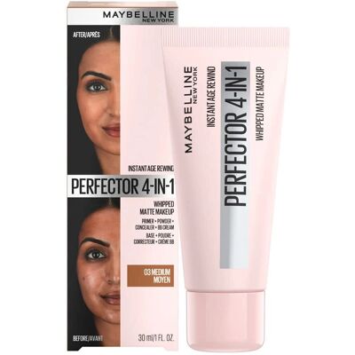 Maybelline Medium Anti-Age 4-in-1 Foundation - Foundation Maybelline Medium Anti-Age 4-in-1 Foundation - Foundation