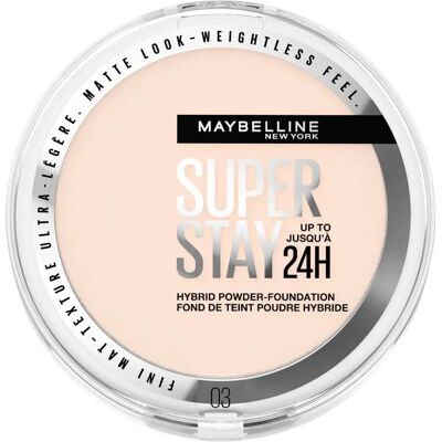Maybelline New York SuperStay 24H Hybride Poeder-Foundation - Matte Look, Model 03 Maybelline New York SuperStay 24H Hybride Poeder-Foundation - Matte Look, Model 03