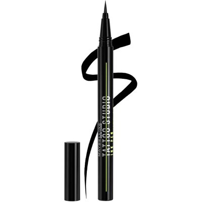 Eyeliner à Encre Tatouage Noir de Maybelline - Résistant à l'eau - Publicité Eyeliner à Encre Tatouage Noir de Maybelline - Résistant à l'eau - Publicité