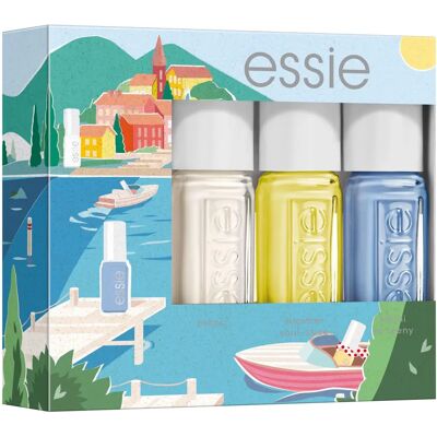 Ensemble de Vernis à Ongles Été Essie Mini Triopack - 3 Teintes - Publicité Ensemble de Vernis à Ongles Été Essie Mini Triopack - 3 Teintes - Publicité