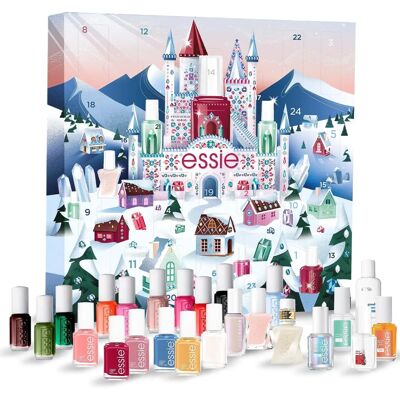 Essie - Calendrier de l'Avent de Vernis à Ongles Wonderland - Pour Femmes, 213 ml - Publicité Essie - Calendrier de l'Avent de Vernis à Ongles Wonderland - Pour Femmes, 213 ml - Publicité