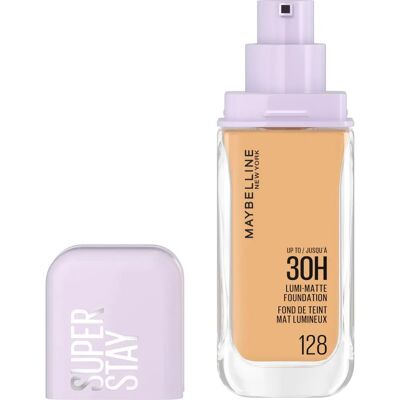Maybelline New York SuperStay Lumi Matte Foundation - 128, Langdurig, Waterdicht Maybelline New York SuperStay Lumi Matte Foundation - 128, Langdurig, Waterdicht