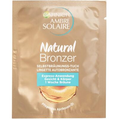GARNIER Natural Bronzer Self-tanning Wipes - Self-tanning, Face, Body GARNIER Natural Bronzer Self-tanning Wipes - Self-tanning, Face, Body