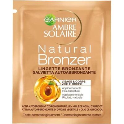 Garnier Ambre Solaire Bronzage Sans Marqueurs Lingettes Auto-Bronzant - Lingettes auto-bronzantes - Publicité Garnier Ambre Solaire Bronzage Sans Marqueurs Lingettes Auto-Bronzant - Lingettes auto-bronzantes - Publicité