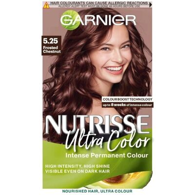 Garnier Nutrisse Ultra Color 5.25 Frosted Chestnut Brown Hair Dye Garnier Nutrisse Ultra Color 5.25 Frosted Chestnut Brown Hair Dye
