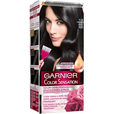 Garnier Garnier Color Sensation Ultra Schwarz - Haartönung Garnier Garnier Color Sensation Ultra Schwarz - Haartönung