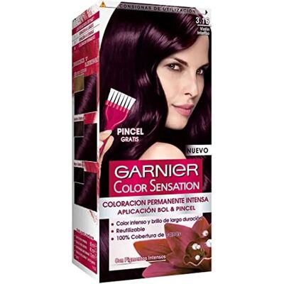 Kit Colore per Capelli Garnier - 3.16 Violino Intenso - Duraturo, Nutriente, Facile da Usare Kit Colore per Capelli Garnier - 3.16 Violino Intenso - Duraturo, Nutriente, Facile da Usare