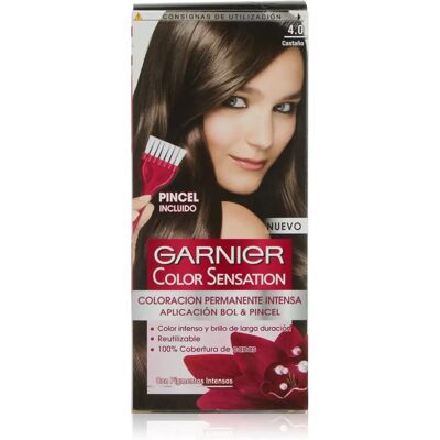 Garnier Color Sensation - Castano 4.0 - Tinta per capelli - Unisex Garnier Color Sensation - Castano 4.0 - Tinta per capelli - Unisex