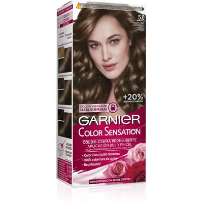 Garnier Color Sensation 5.0 - Castaño luminoso - Haardfarbe Garnier Color Sensation 5.0 - Castaño luminoso - Haardfarbe