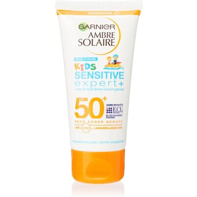 Garnier Kids SPF 50+ Sonnencreme - Hoher Schutz, Wasserfest - Sonnenlotion Garnier Kids SPF 50+ Sonnencreme - Hoher Schutz, Wasserfest - Sonnenlotion