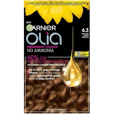 Garnier Olia Golden Light Brown Hair Dye No Ammonia - Hair Color Garnier Olia Golden Light Brown Hair Dye No Ammonia - Hair Color