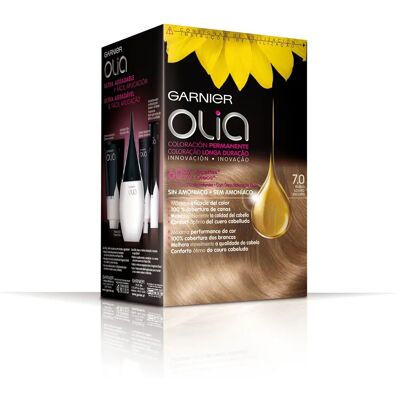 Garnier Olia 7.0 Biondo Colorazione Permanente - Colore Capelli Garnier Olia 7.0 Biondo Colorazione Permanente - Colore Capelli