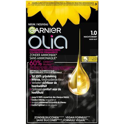 Garnier Olia Noir Nuit - Coloration capillaire Garnier Olia Noir Nuit - Coloration capillaire