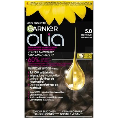 Garnier Olia Coloration Cheveux Châtain Clair Garnier Olia Coloration Cheveux Châtain Clair