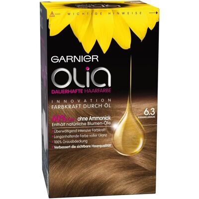 Coloration capillaire Garnier Olia - Caramel Permanent Sans Ammoniaque Coloration capillaire Garnier Olia - Caramel Permanent Sans Ammoniaque