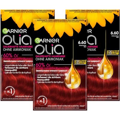 Garnier Olia Intensive Rot Permanent Haarfarbe Garnier Olia Intensive Rot Permanent Haarfarbe