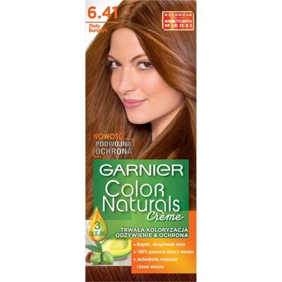 Garnier Color Naturals Crème Coloration Cheveux - Ambre Doré - Crème Colorante Capillaire - Publicité Garnier Color Naturals Crème Coloration Cheveux - Ambre Doré - Crème Colorante Capillaire - Publicité