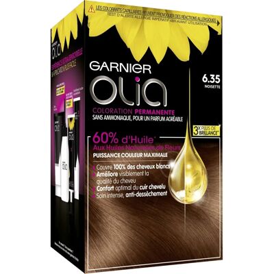 Coloration Garnier Olia Noisette - Beauté et hygiène Coloration Garnier Olia Noisette - Beauté et hygiène