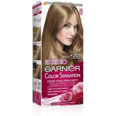 Coloration Permanente Garnier 7.0 Blond - Cheveux Coloration Permanente Garnier 7.0 Blond - Cheveux