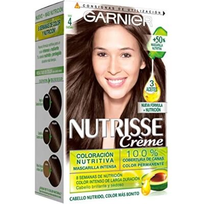 Garnier Nutrisse Modell 4 Braun - Haarfarbe Garnier Nutrisse Modell 4 Braun - Haarfarbe