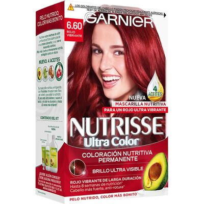Garnier Nutrisse Modell 6.60 - Intensives Rubin-Haarfärbemittel - Haarfarbe Garnier Nutrisse Modell 6.60 - Intensives Rubin-Haarfärbemittel - Haarfarbe