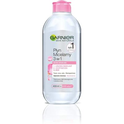 Garnier Hyaluronsäure Aloe Mizellenwasser - Empfindliche Haut - 400ml Garnier Hyaluronsäure Aloe Mizellenwasser - Empfindliche Haut - 400ml