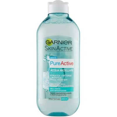 Acqua Micellare Garnier Pure Active - 400 ml - Acqua Micellare Acqua Micellare Garnier Pure Active - 400 ml - Acqua Micellare