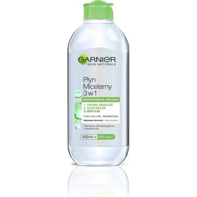 Garnier Skin Naturals Mikella Víz 400ml - normál és kevert bőrre Garnier Skin Naturals Mikella Víz 400ml - normál és kevert bőrre