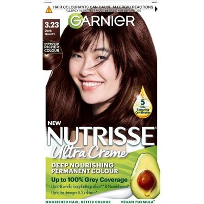 Garnier Nutrisse Dark Quartz Brown Hair Dye - Hair Color Garnier Nutrisse Dark Quartz Brown Hair Dye - Hair Color