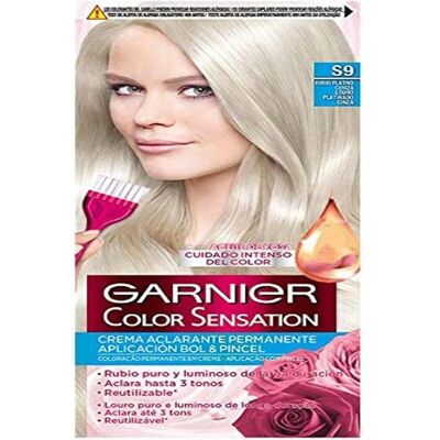 Garnier Garnier Color Sensation S9 - Biondo Platino Cenere - Colorazione per Capelli Garnier Garnier Color Sensation S9 - Biondo Platino Cenere - Colorazione per Capelli