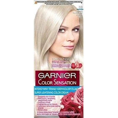Garnier Marke S9 Silber Asch Blonde Haarfärbemittel - Aufhellende Creme Garnier Marke S9 Silber Asch Blonde Haarfärbemittel - Aufhellende Creme